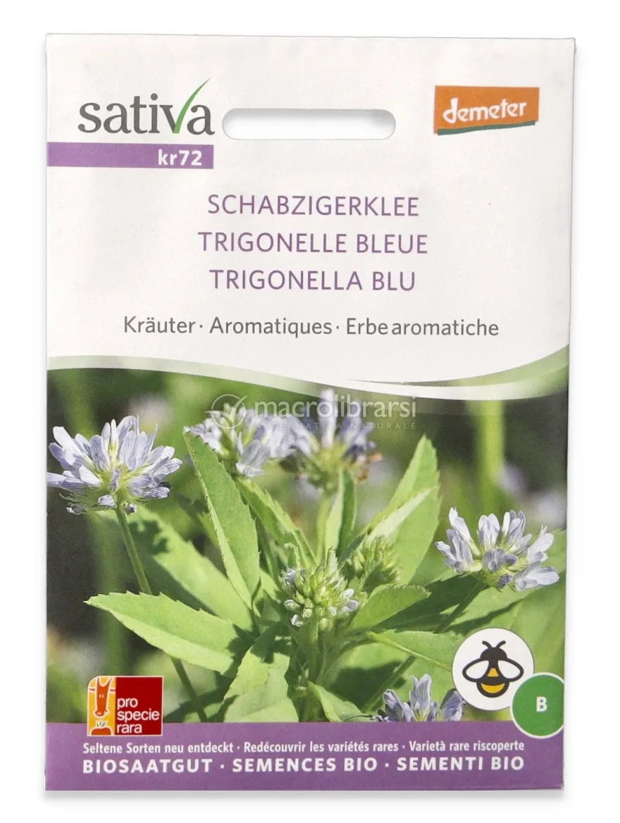Semi di Erbe Aromatiche Bio - Trigonella Blu