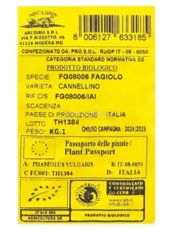 Semi di Fagiolo Nano Cannellino 1 kg