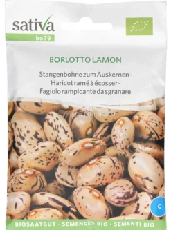 Semi di Fagiolo Rampicante Borlotto Lamon