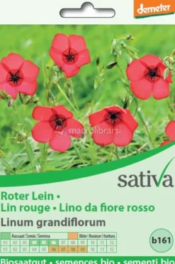 Semi di Lino da Fiore Rosso
