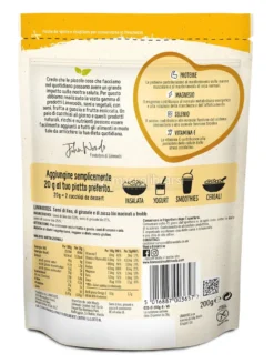 Semi di Lino, Girasole e Zucca Bio Macinati a Freddo, Fonte di Omega 3