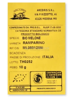 Semi di Melone Ramparino Bio