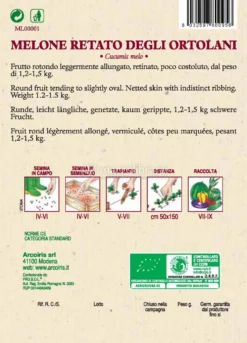 Semi di Melone Retato degli Ortolani Bio