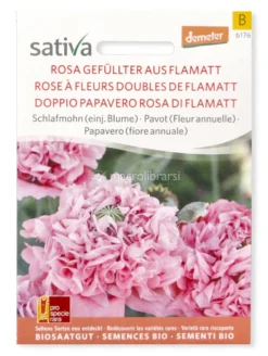 Semi di Papavero (Fiore Annuale) - Doppio Papavero Rosa di Flamatt