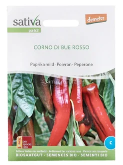 Semi di Peperone Corno di Bue Rosso