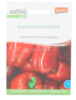 Semi di Peperone Quadrato d'Asti Rosso - 25 Semi
