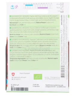 Semi di Peperone Quadrato d'Asti Rosso - 25 Semi