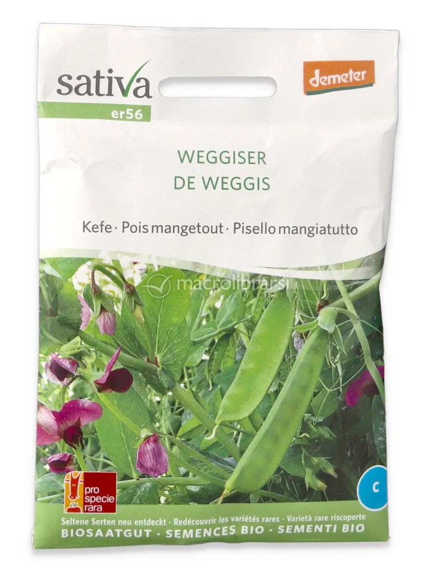 Semi di Pisello Mangiatutto Bio - De Weggis