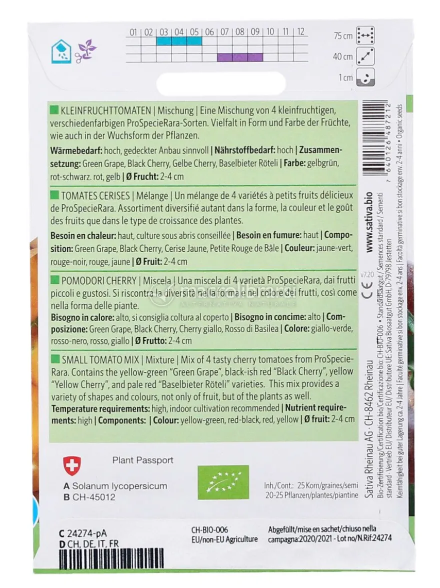 Semi di Pomodori Cherry (Miscela)