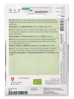 Semi di Porro Autunnale Bio - Hilari