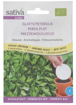 Semi di Prezzemolo Liscio - 5 Dischetti - kr36s
