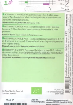 Semi di Scorzanera Hoffmanns Schwarze Pfahl