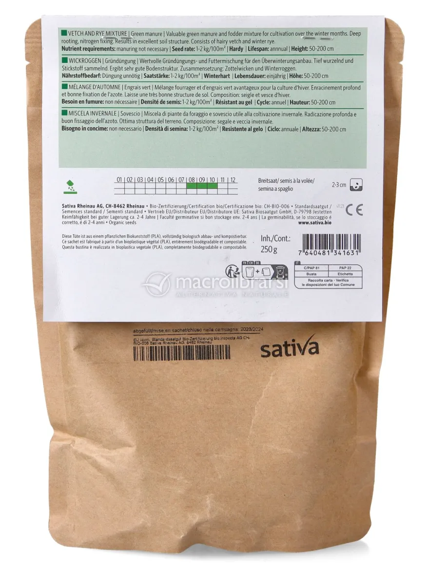 Semi di Sovescio Miscela Invernale - 250 g