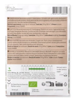 Semi di Sovescio Ravanello Oleaginoso Bio - 25 g