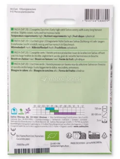 Semi di Zucchino Verde "Inizia" Bio