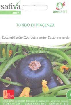 Semi di Zucchino Verde Tondo di Piacenza Bio