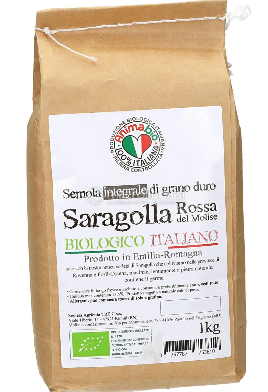 Semola Integrale di Grano Duro Saragolla Rossa del Molise