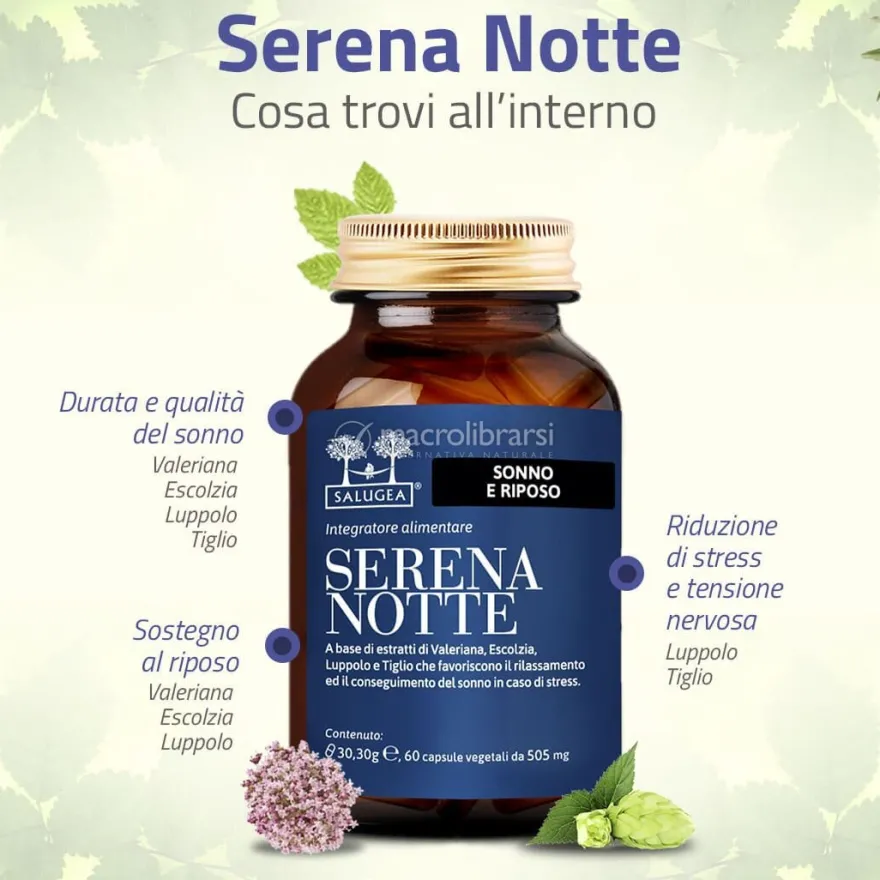 Serena Notte Salugea – Integratore per Dormire Bene
