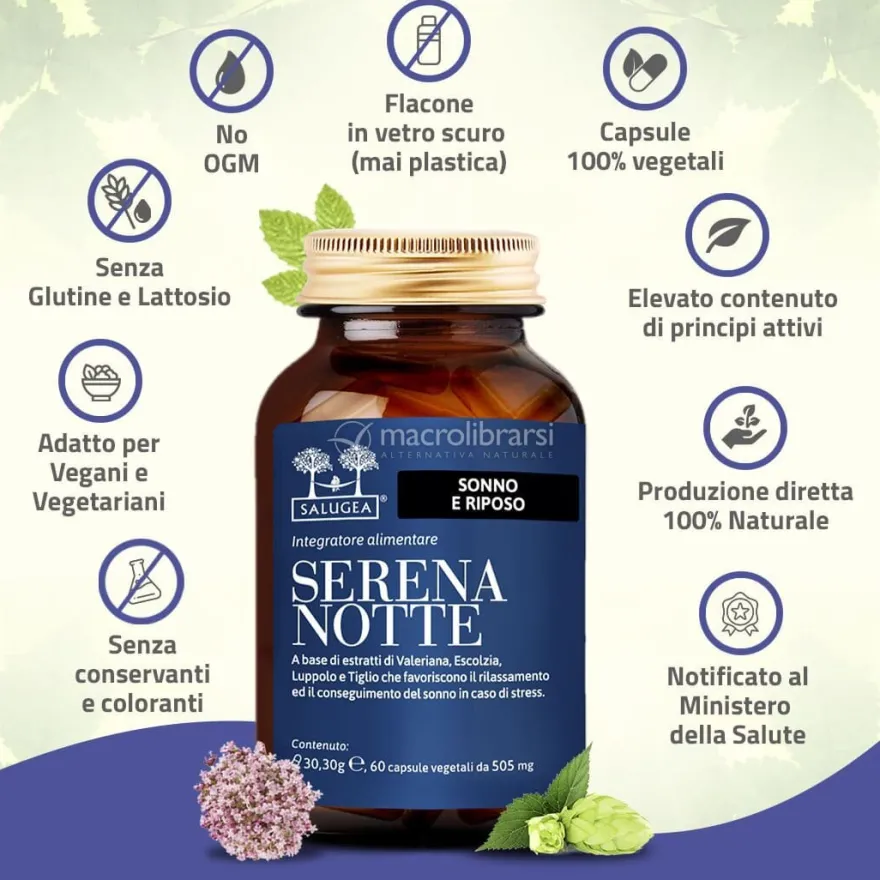 Serena Notte Salugea – Integratore per Dormire Bene