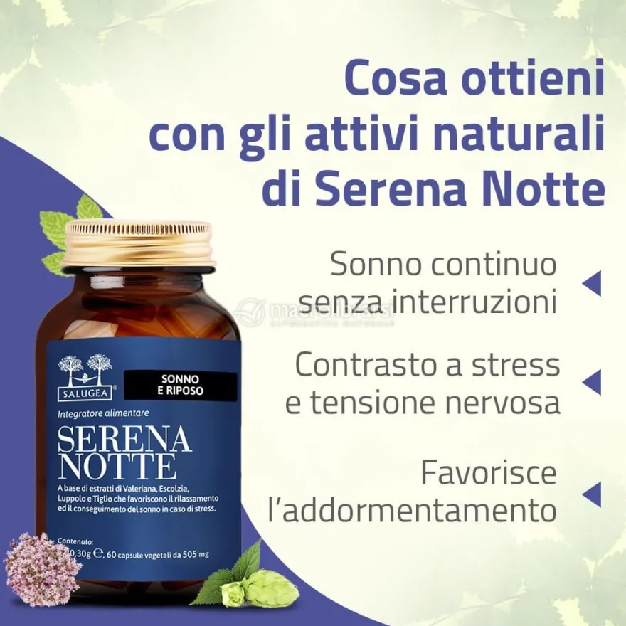 Serena Notte Salugea – Integratore per Dormire Bene