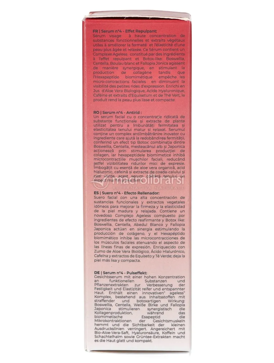 Serum n. 4 - Siero Viso Effetto Rimpolpante