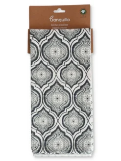 Set di 2 Strofinacci da Cucina in Cotone Bio - Oriental