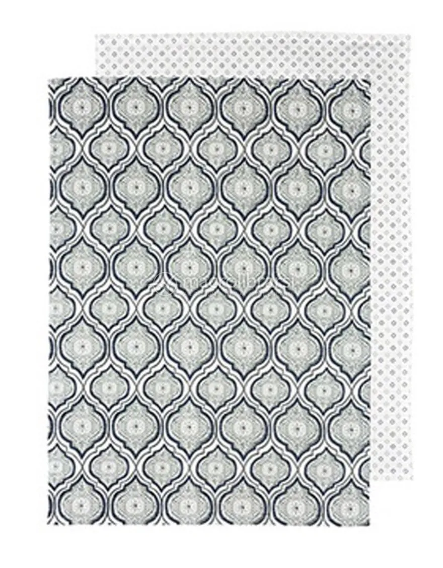 Set di 2 Strofinacci da Cucina in Cotone Bio - Oriental