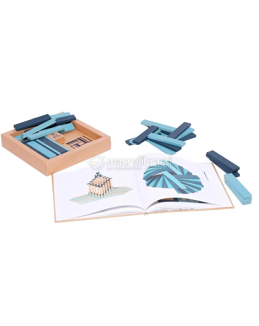 Set Kapla Libro e Colori - Azzurro/Blu