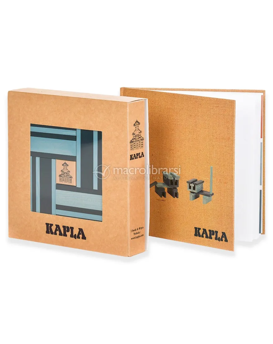 Set Kapla Libro e Colori - Azzurro/Blu