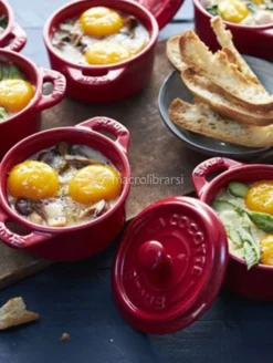 Set Mini Cocotte in Ceramica Ciliegia