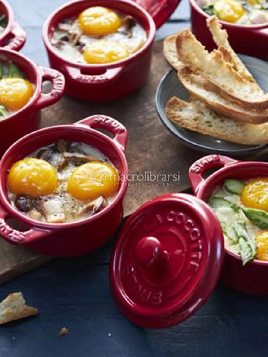 Set Mini Cocotte in Ceramica Ciliegia