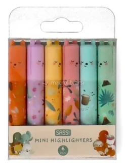 Set 6 Mini Evidenziatori