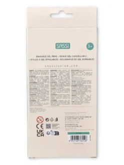 Set 3 Penne Cancellabili Sassi Super Lab - Volpe, Unicorno, Orso