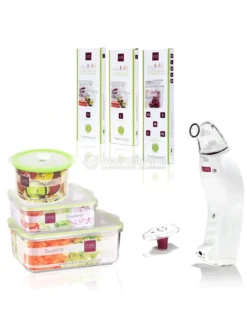 Set per il Sottovuoto Family Bianco - "Svuotino"