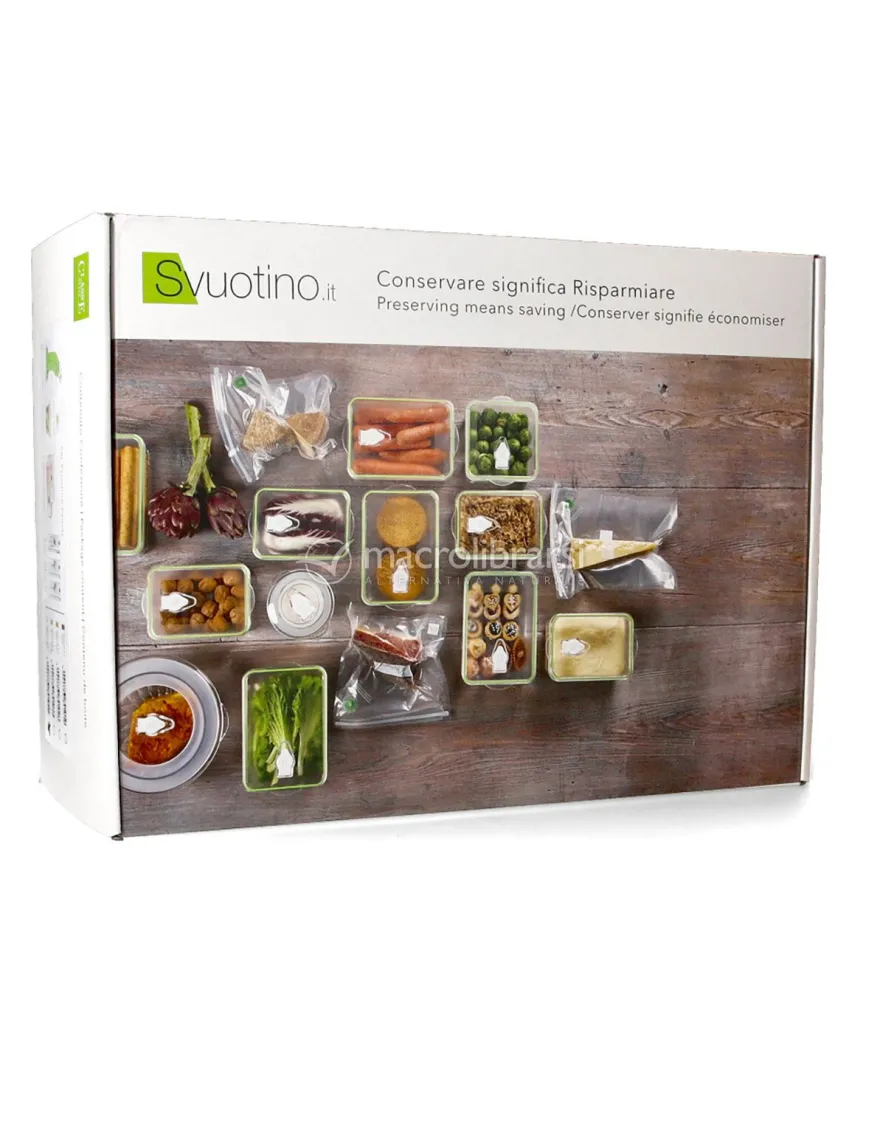 Set per il Sottovuoto Family Bianco - "Svuotino"