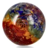 Sfera in Orgonite - 7 Chakra