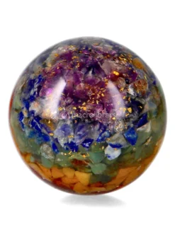 Sfera in Orgonite - 7 Chakra
