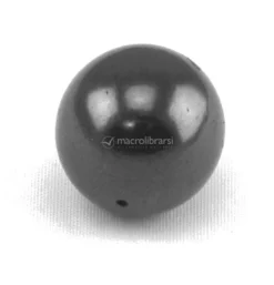 Sfera in Shungite Lucidata per Bigiotteria con Foro