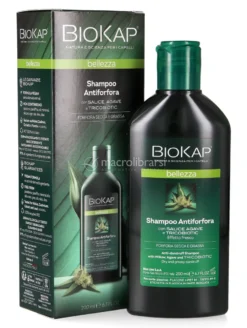 Shampoo Antiforfora con Salice, Agave e Tricobiotic - BioKap Bellezza