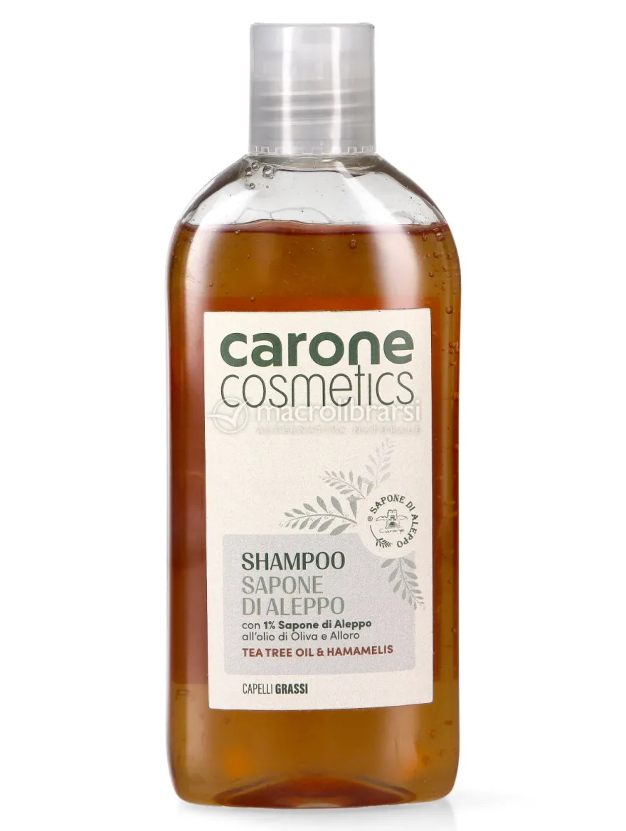 Shampoo con l'1% di Sapone di Aleppo - Capelli Grassi