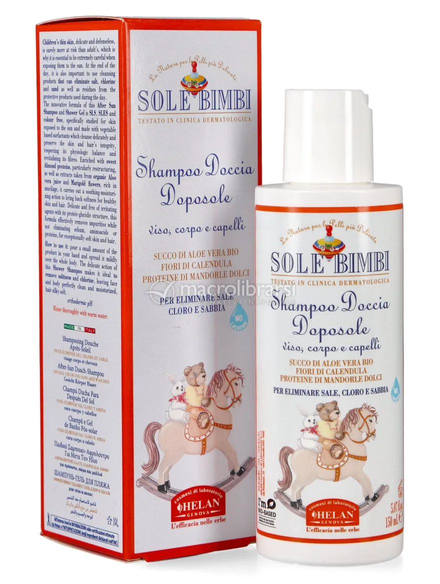 Shampoo Doccia Doposole - Sole Bimbi