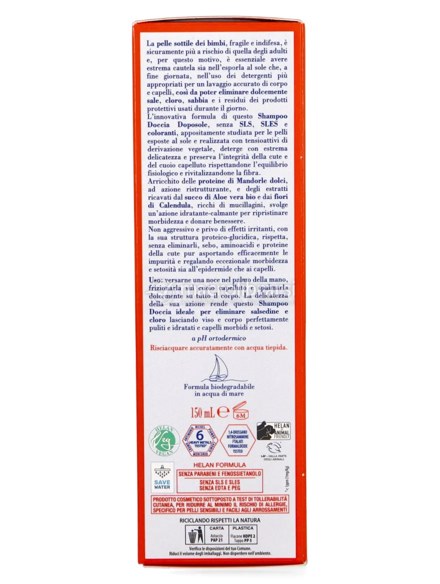 Shampoo Doccia Doposole - Sole Bimbi