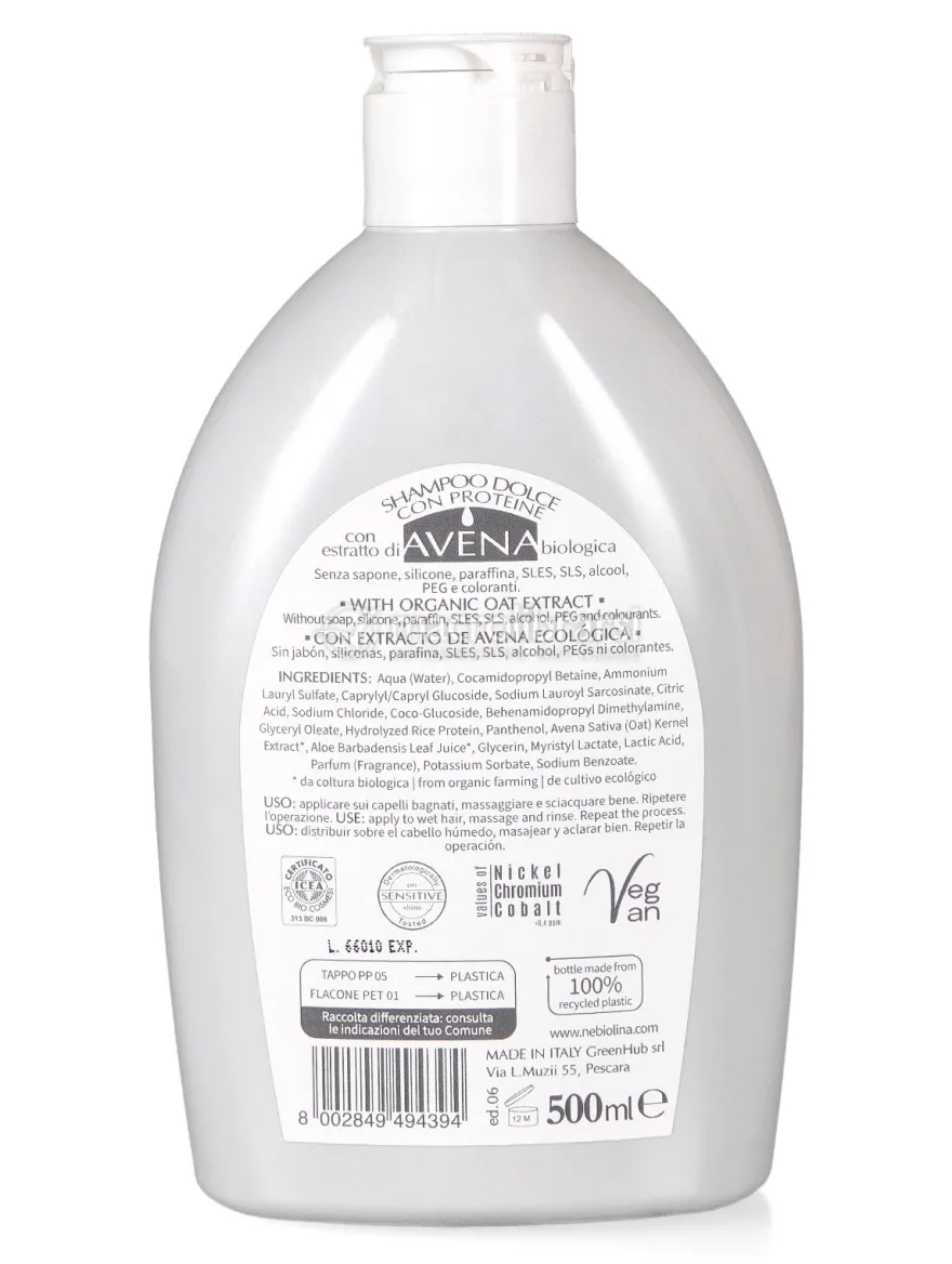 Shampoo Dolce con Proteine