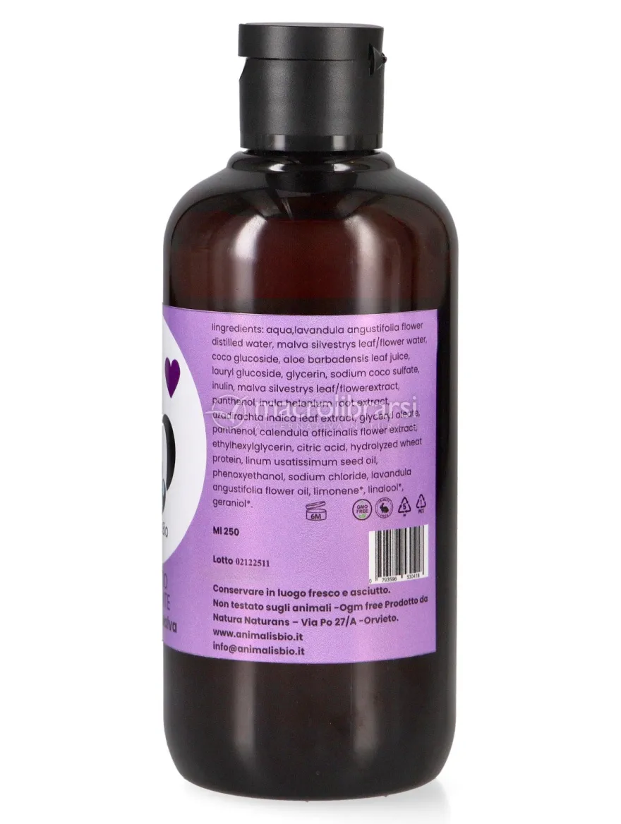 Shampoo Emolliente per Cani con Lino e Malva