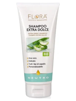 Shampoo Extra Dolce con Aloe Vera Bio 200 ml