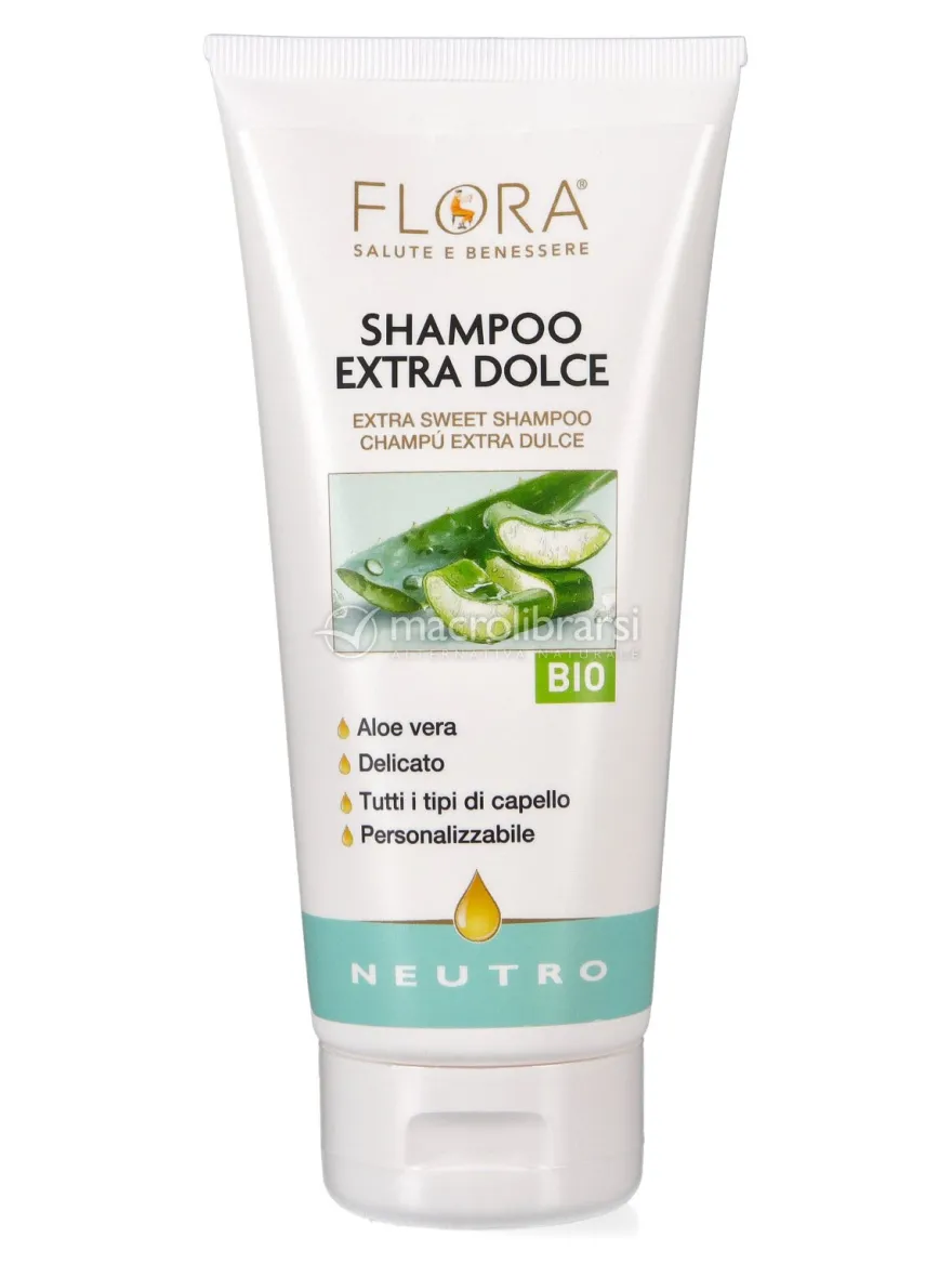 Shampoo Extra Dolce con Aloe Vera Bio 200 ml