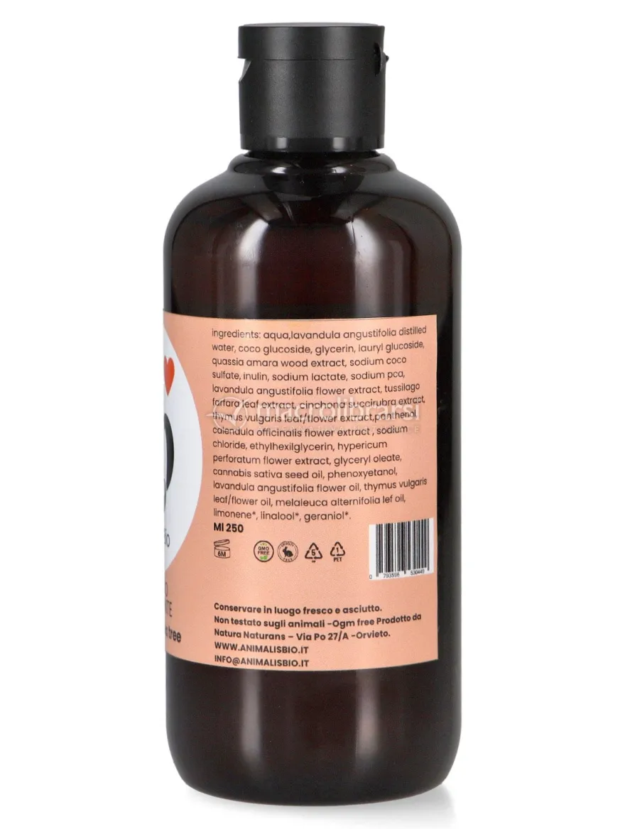 Shampoo Igienizzante per Cani con Timo e Tea Tree