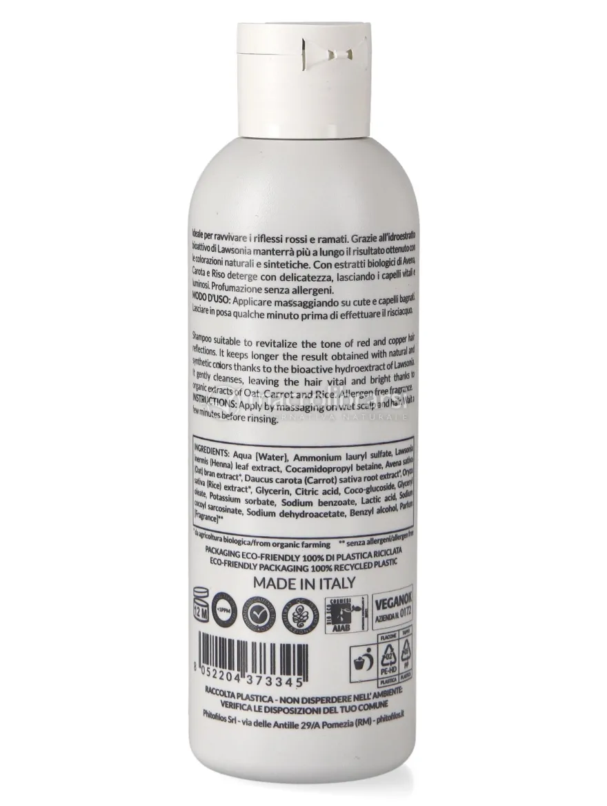Shampoo Illuminante Rosso