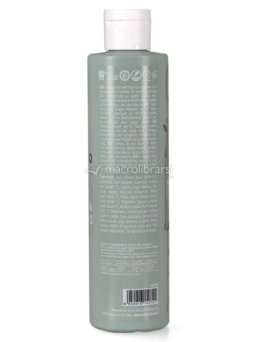 Shampoo Lavaggi Frequenti al Tè Bianco