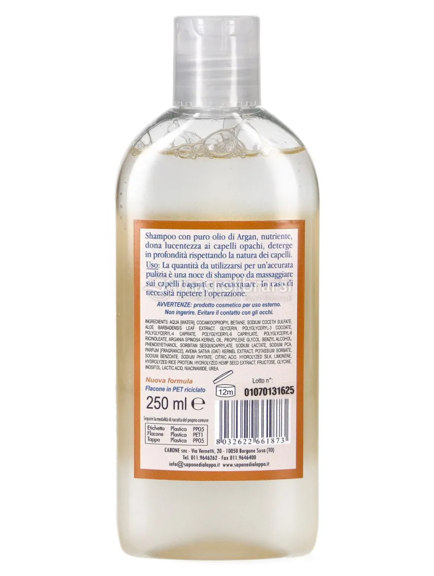 Shampoo Lavaggi Frequenti con Olio di Argan "Magreb"